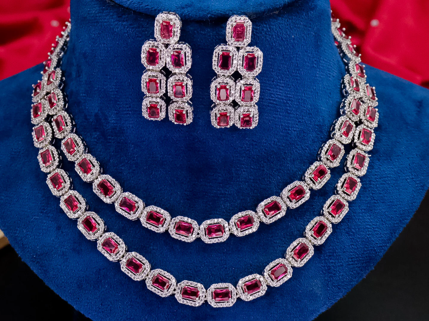 2 Layer Jaini AD Choker Set - Image 3