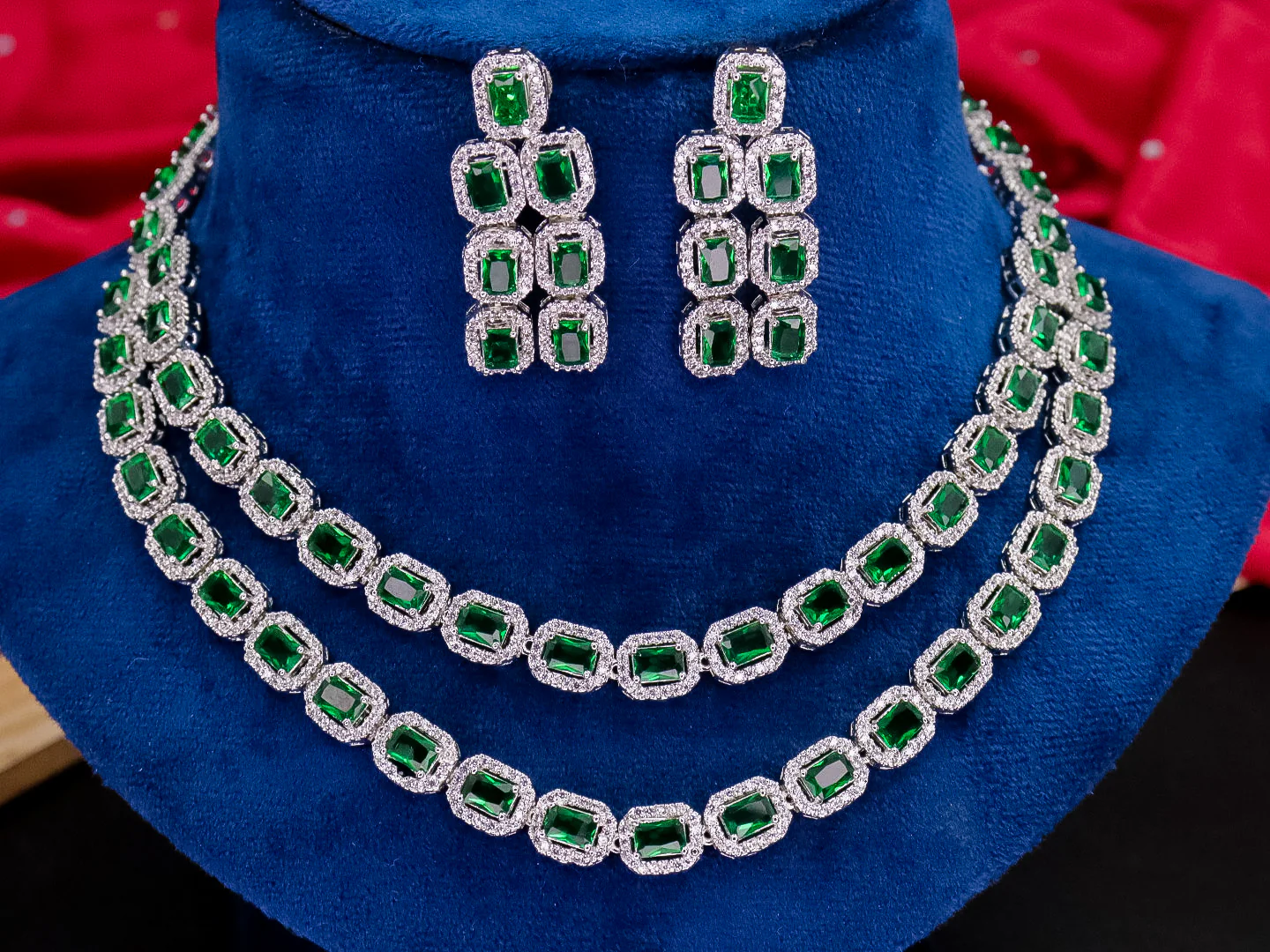 2 Layer Jaini AD Choker Set - Image 4