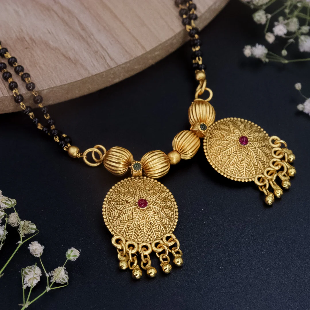 Amrita Long Copper Mangalsutra - Image 2