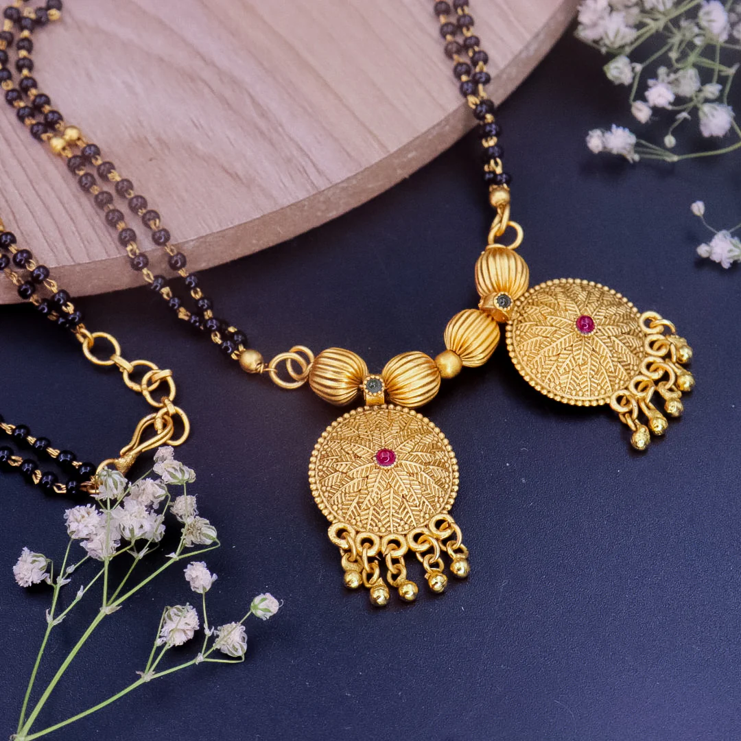 Amrita Long Copper Mangalsutra - Image 3
