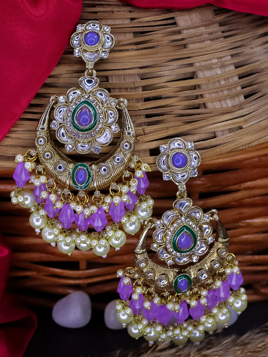Ankita Colourful Chandbali - Image 3