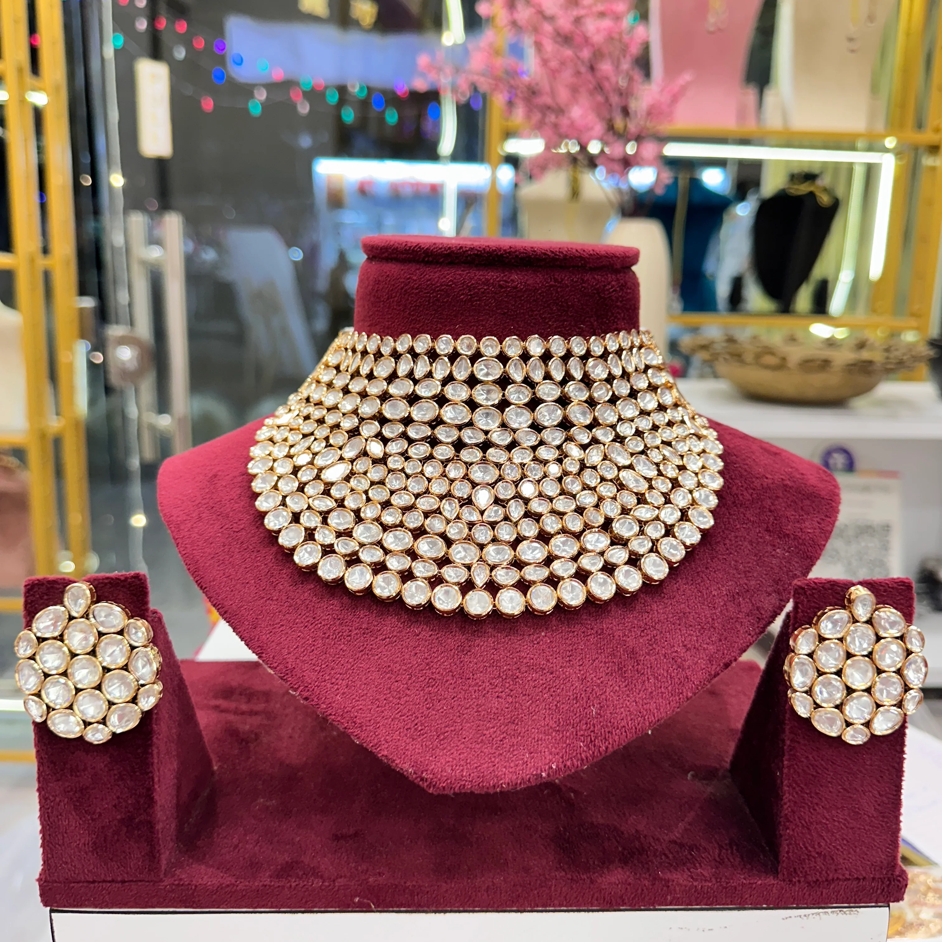 Ankita Moissianite Choker Set