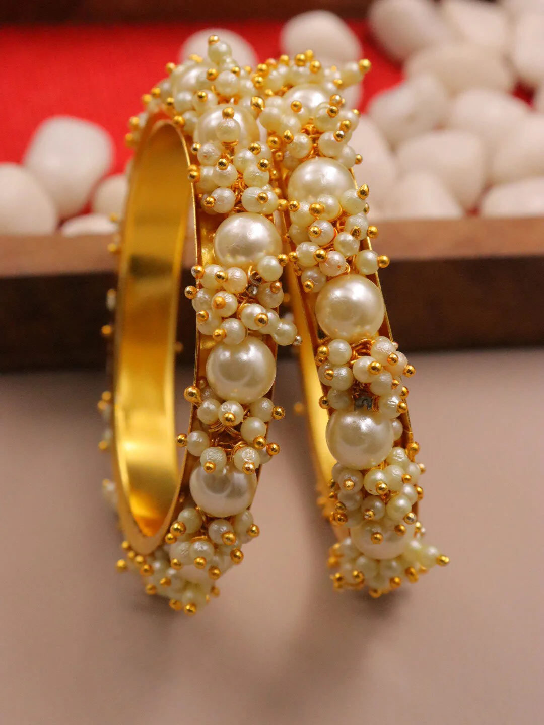 Bajri Moti Bangles (Pair) - Image 3