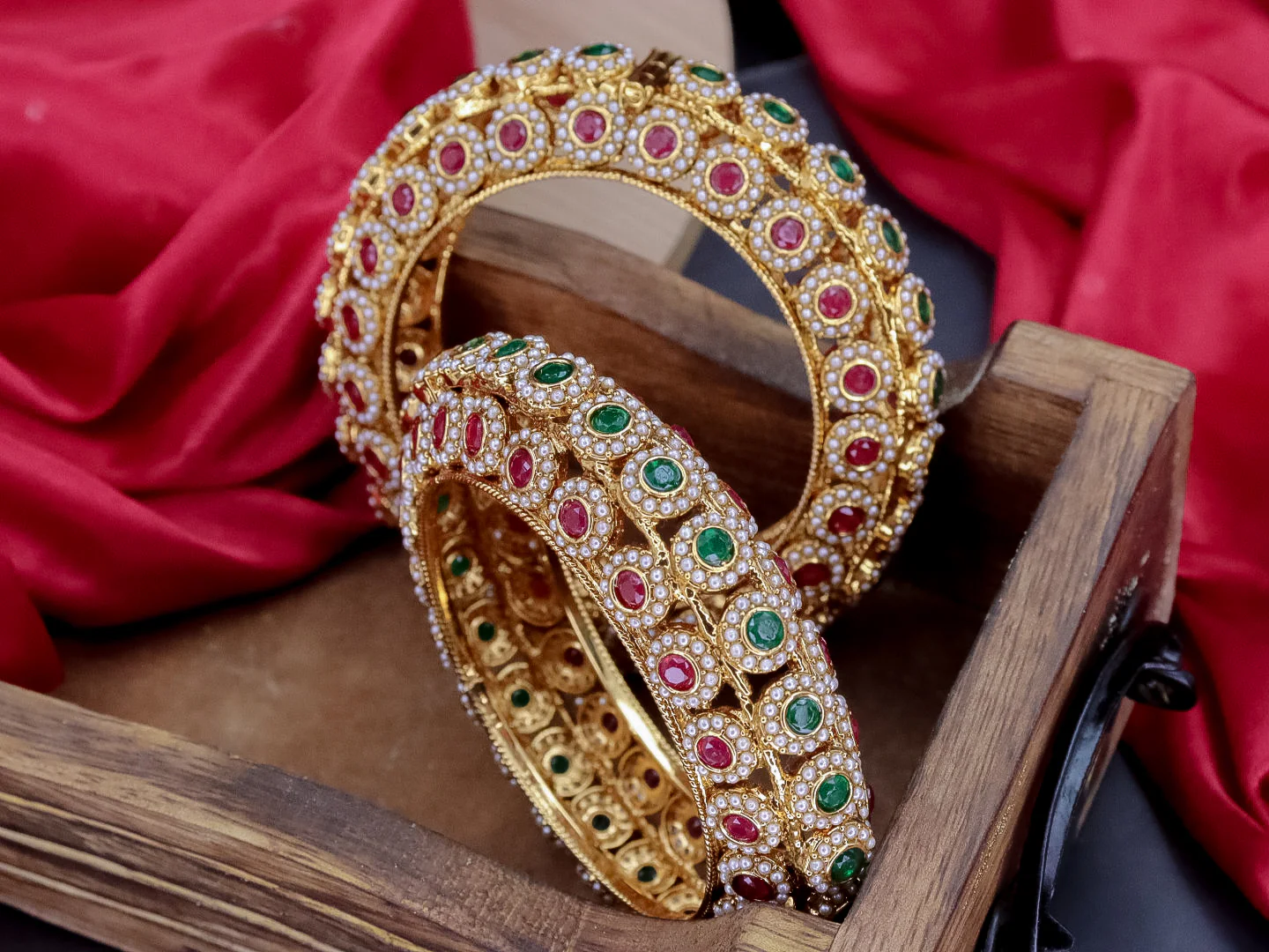 Bindiya Premium Copper Openable Kadas - Image 5