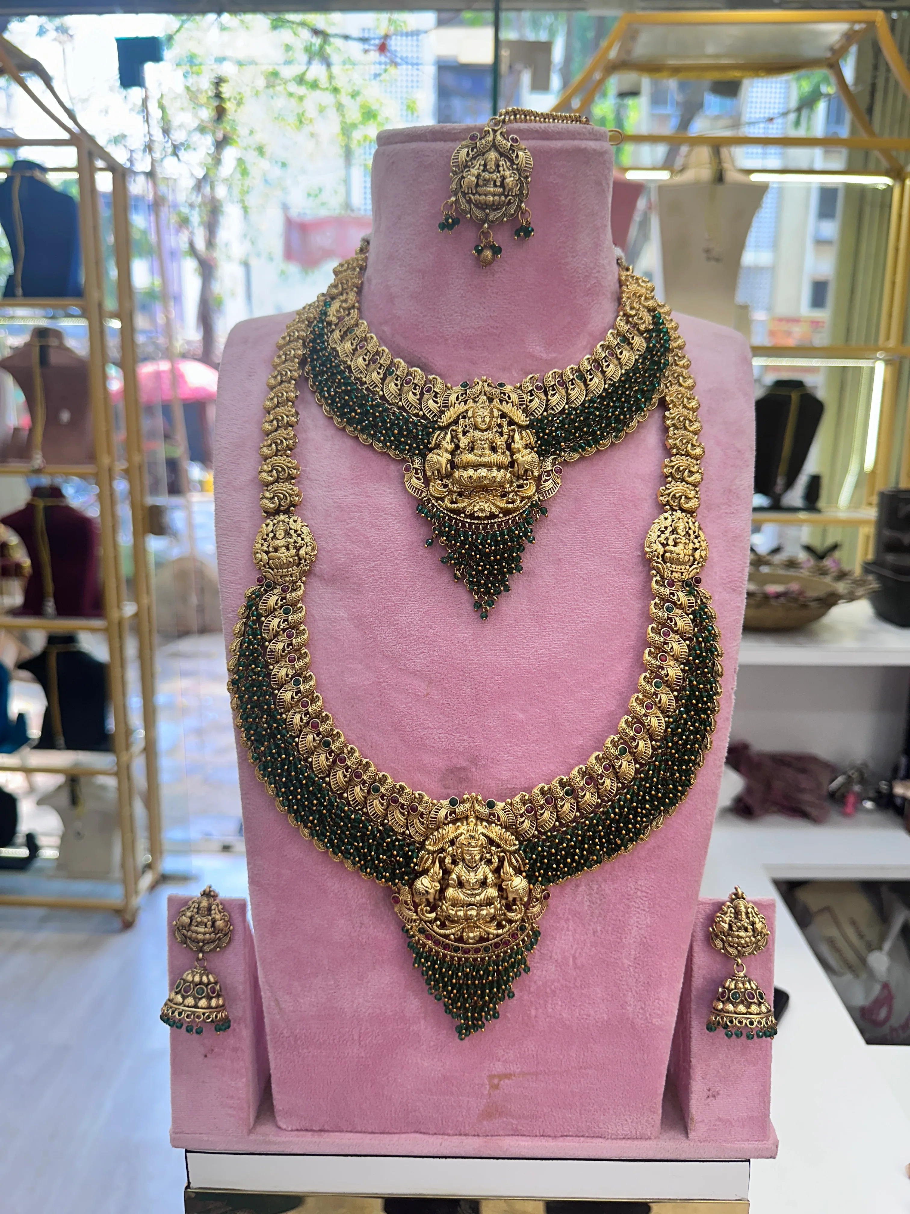 Complete South Indian Temple Bridal Set