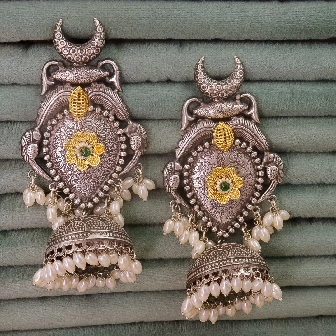 Ayushi Brass Jhumka - Image 2