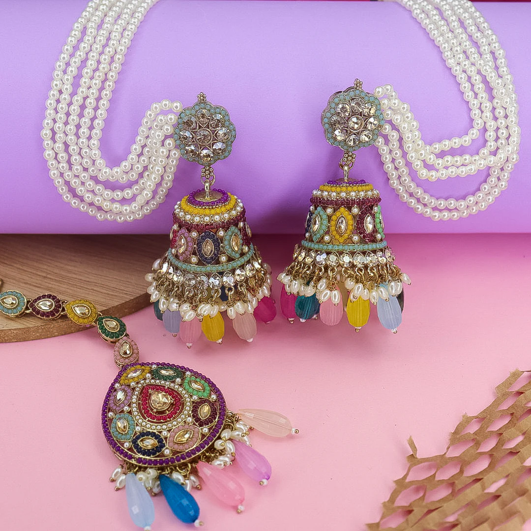Sufiyan Jhumka With Kanchain - Image 2