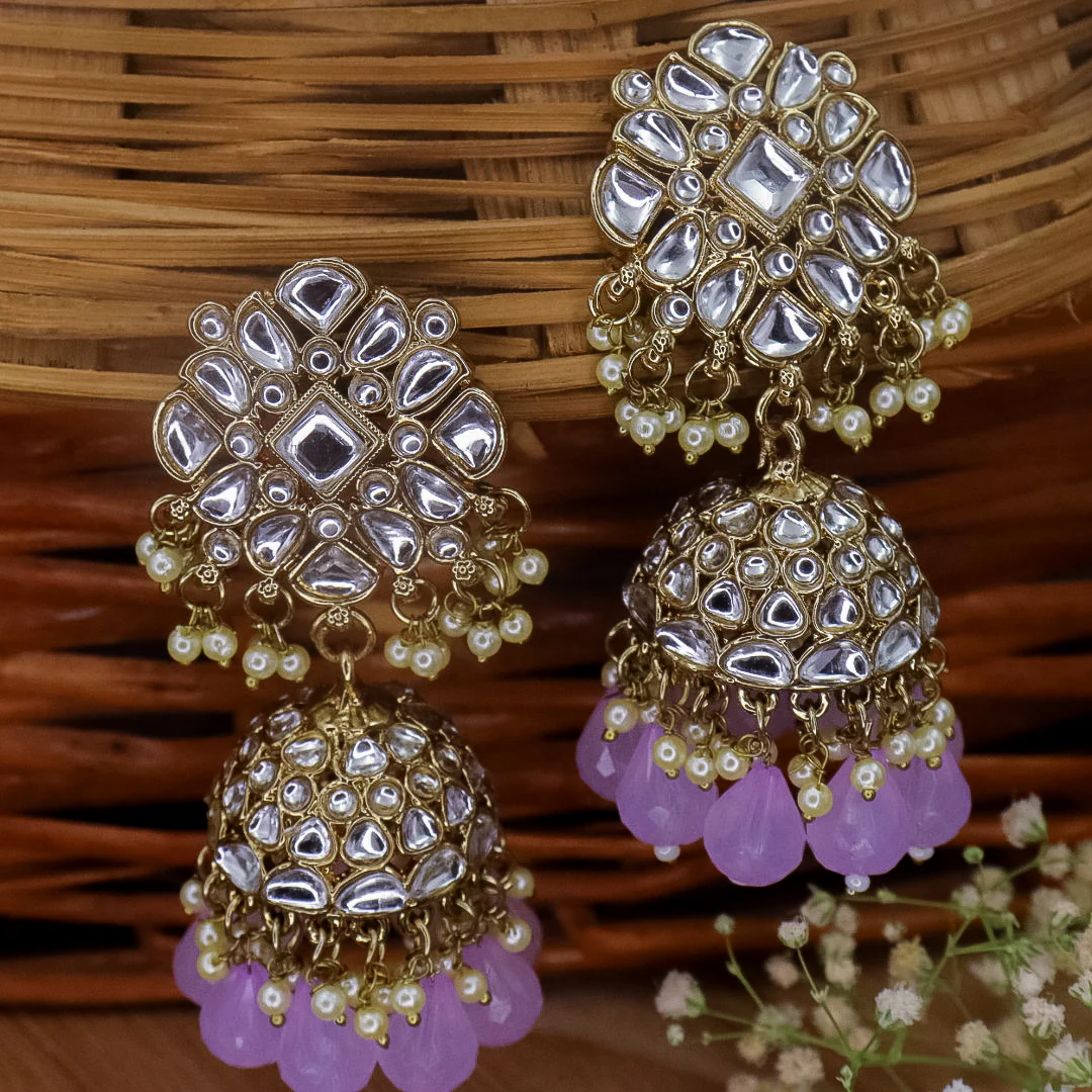 Keira Kundan Jhumka - Image 2