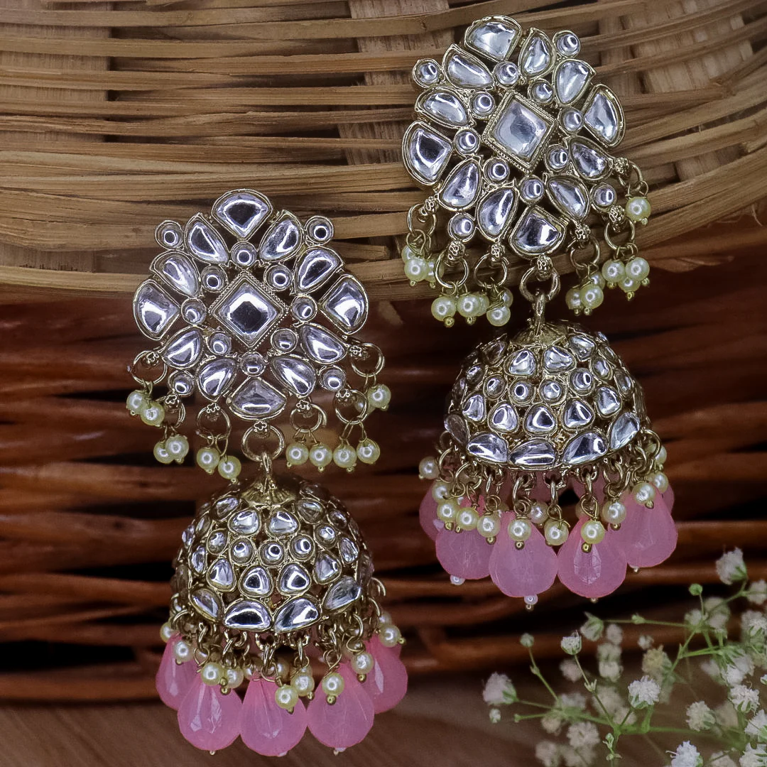Keira Kundan Jhumka - Image 3