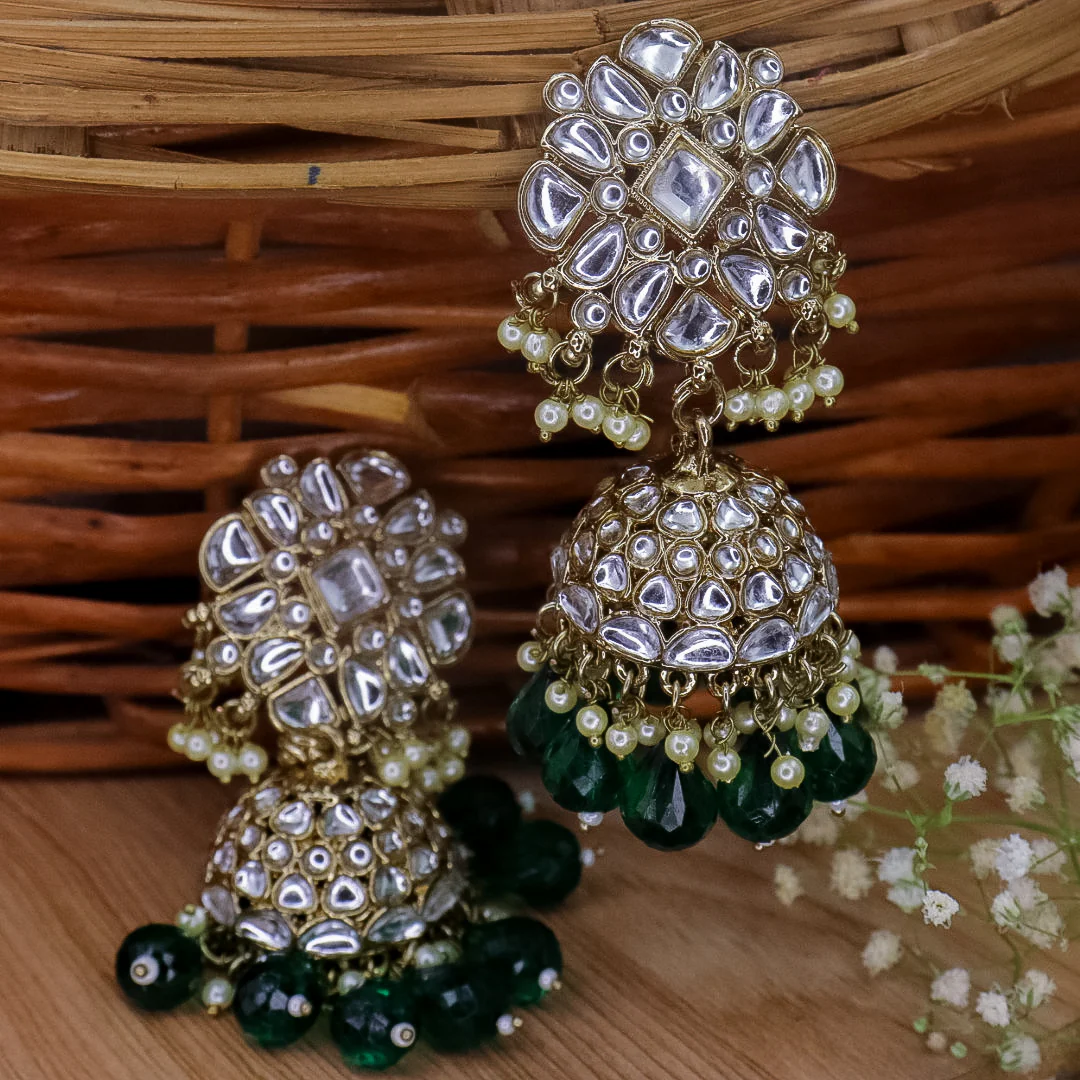 Keira Kundan Jhumka - Image 4