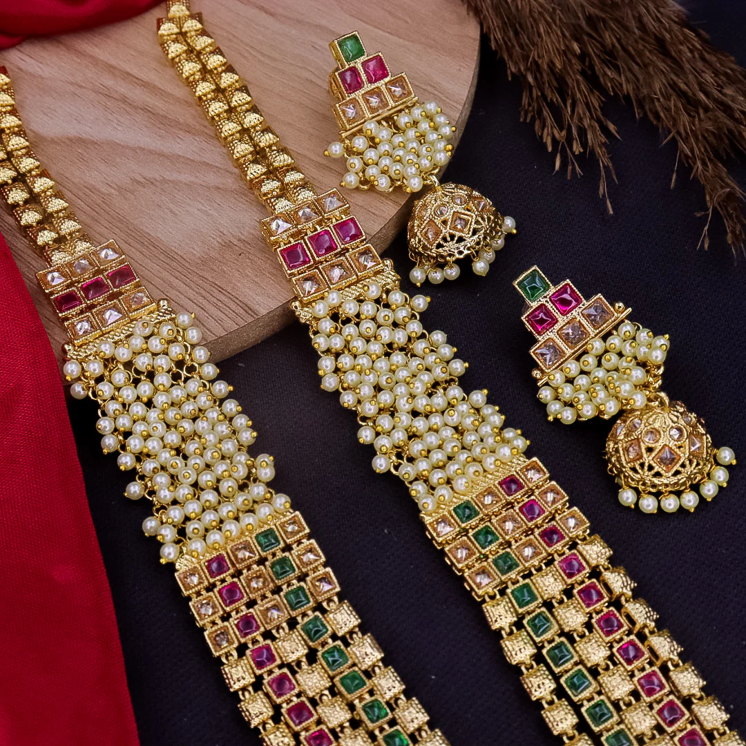 Padma Fusion Long Premium Copper Rajwadi Set - Image 3