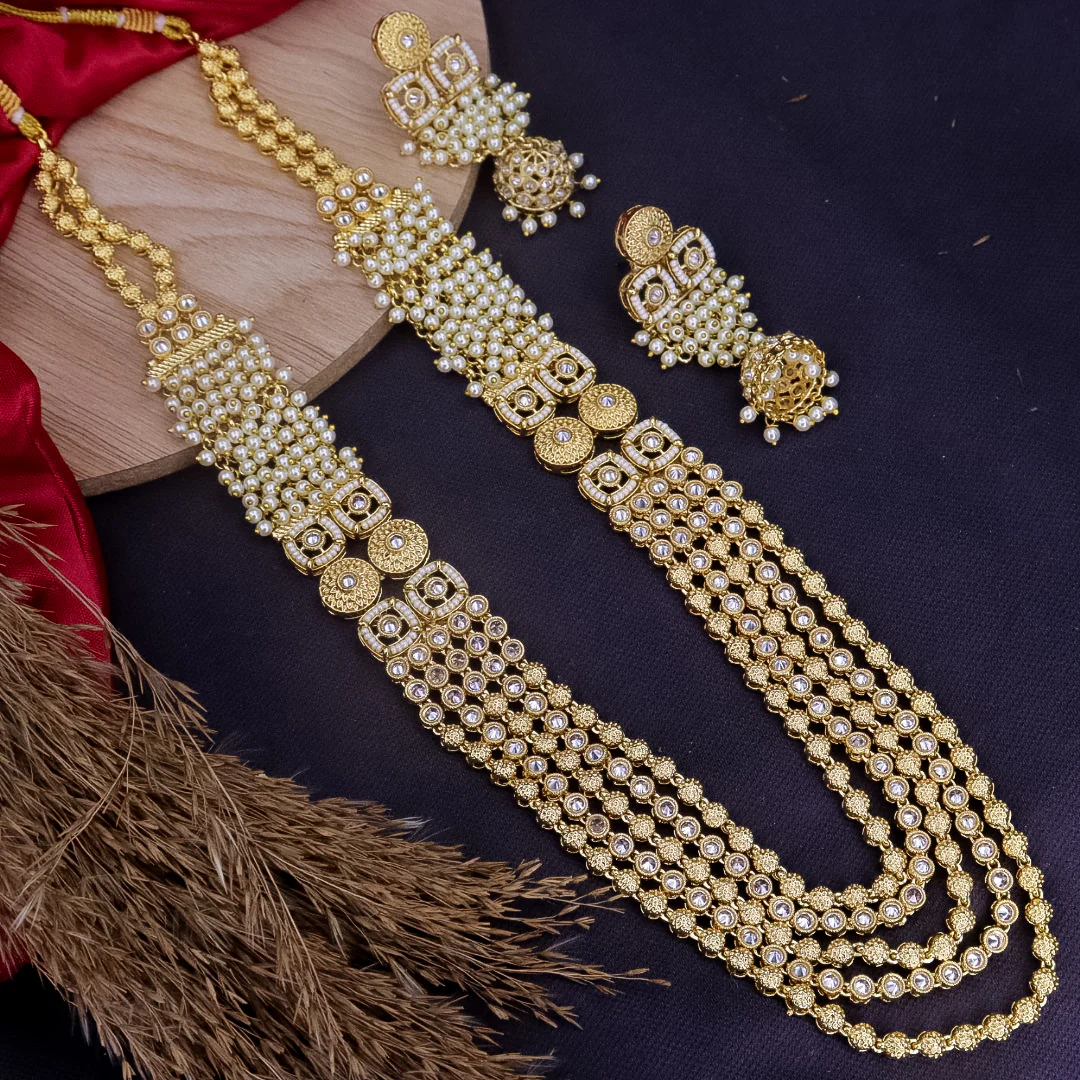 Anjali Fusion Long Premium Copper Rajwadi Set - Image 2