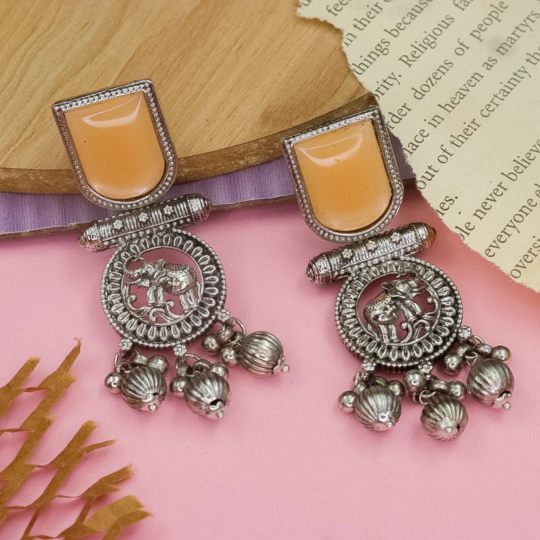 Brass Ghungroo Earrings - Image 10