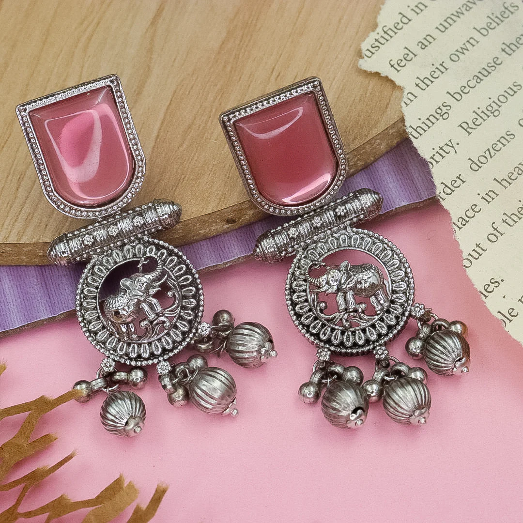 Brass Ghungroo Earrings - Image 2