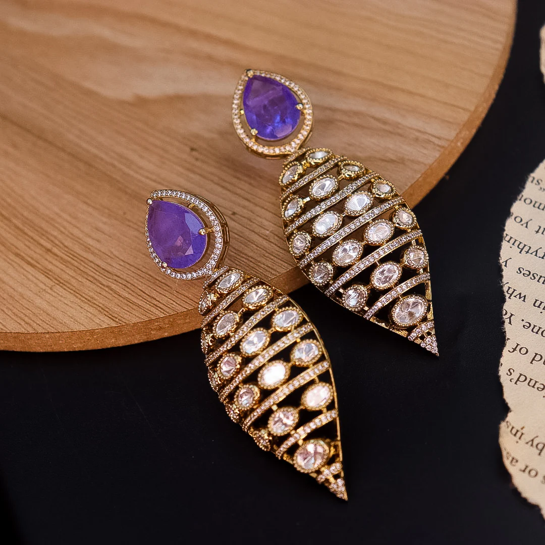 Arshika Moissianite Earrings - Image 2