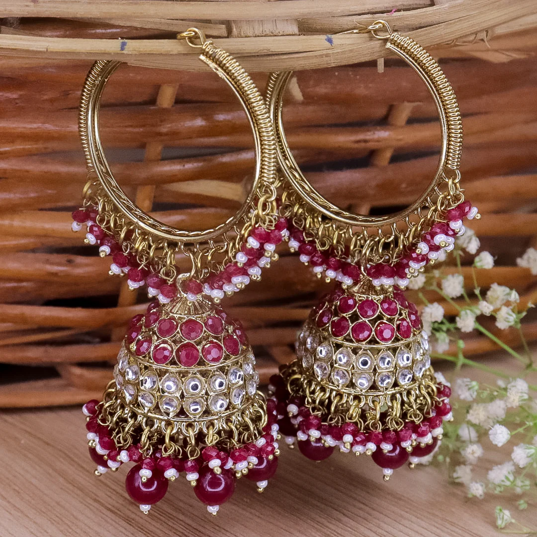 Jatti Hoop Jhumka - Image 3