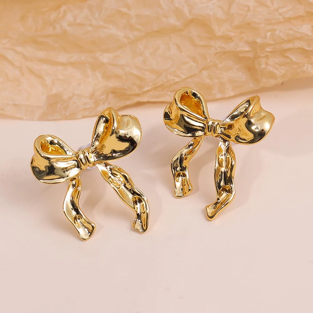 Trendy  Western Bow Earrings - Image 2