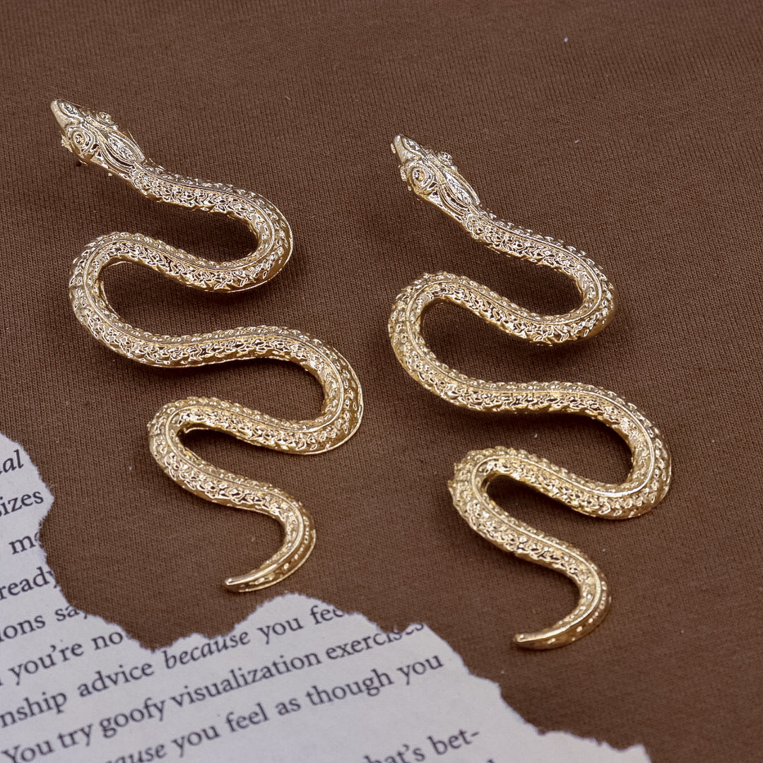 Trendy Snake Earrings