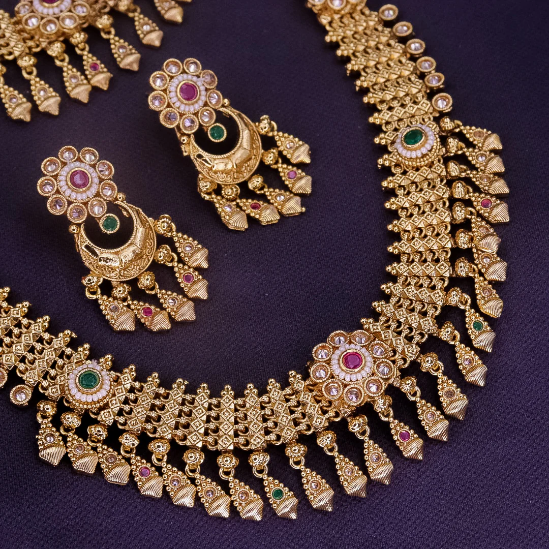 Naina full Bridal Rajwadi Combo Set - Image 2