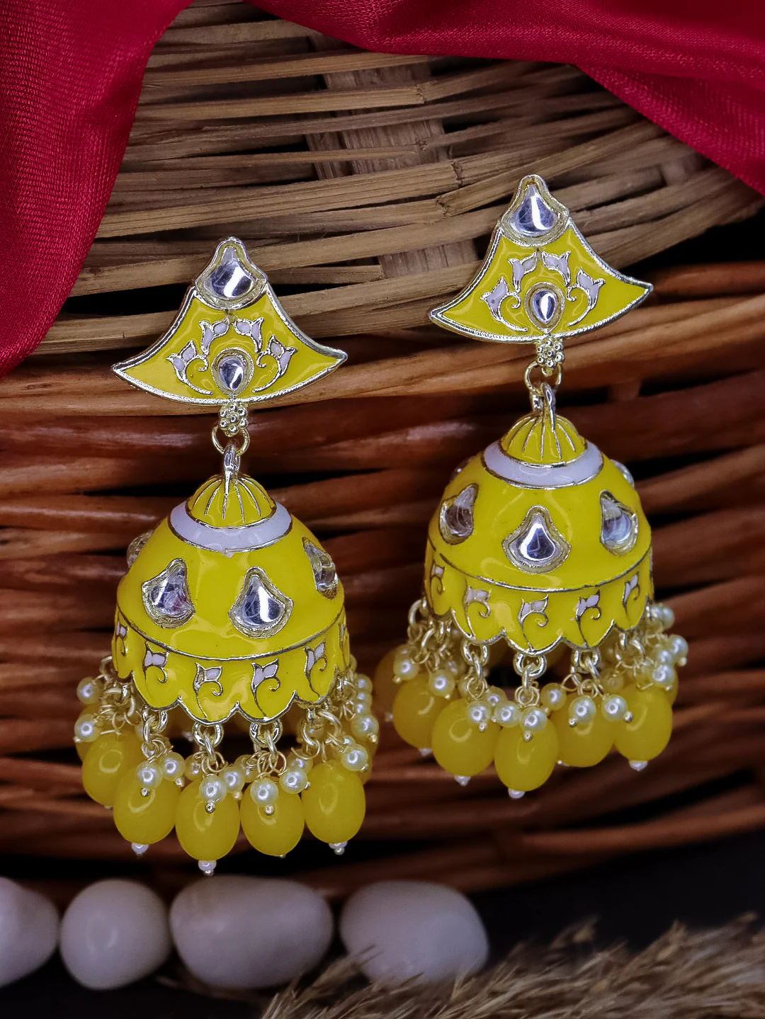 Dipa Meenakari Jhumka - Image 7