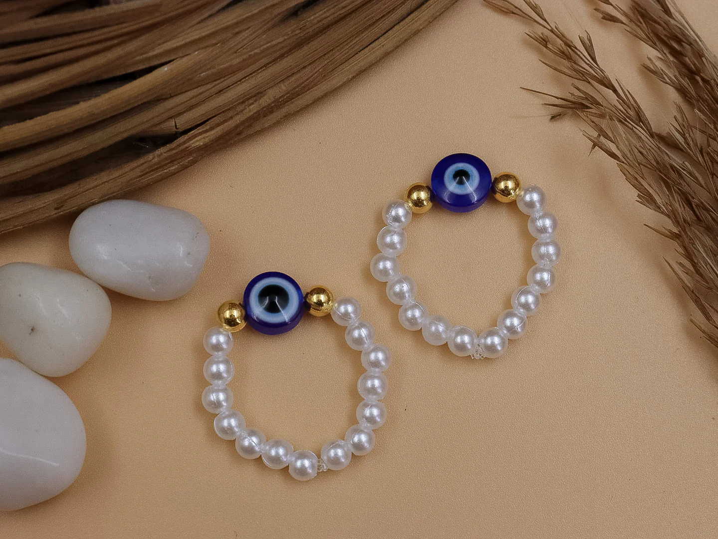 Evil Eye Finger Ring + Toe Ring - Image 2