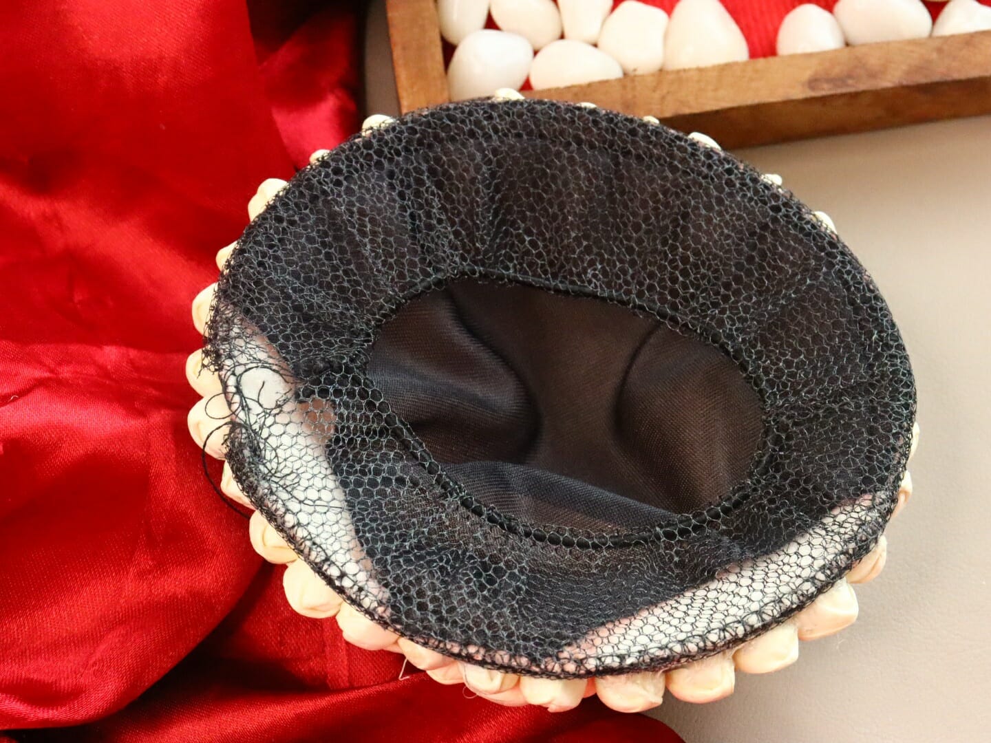 Green Mogra Artificial Hair Bun - Image 3