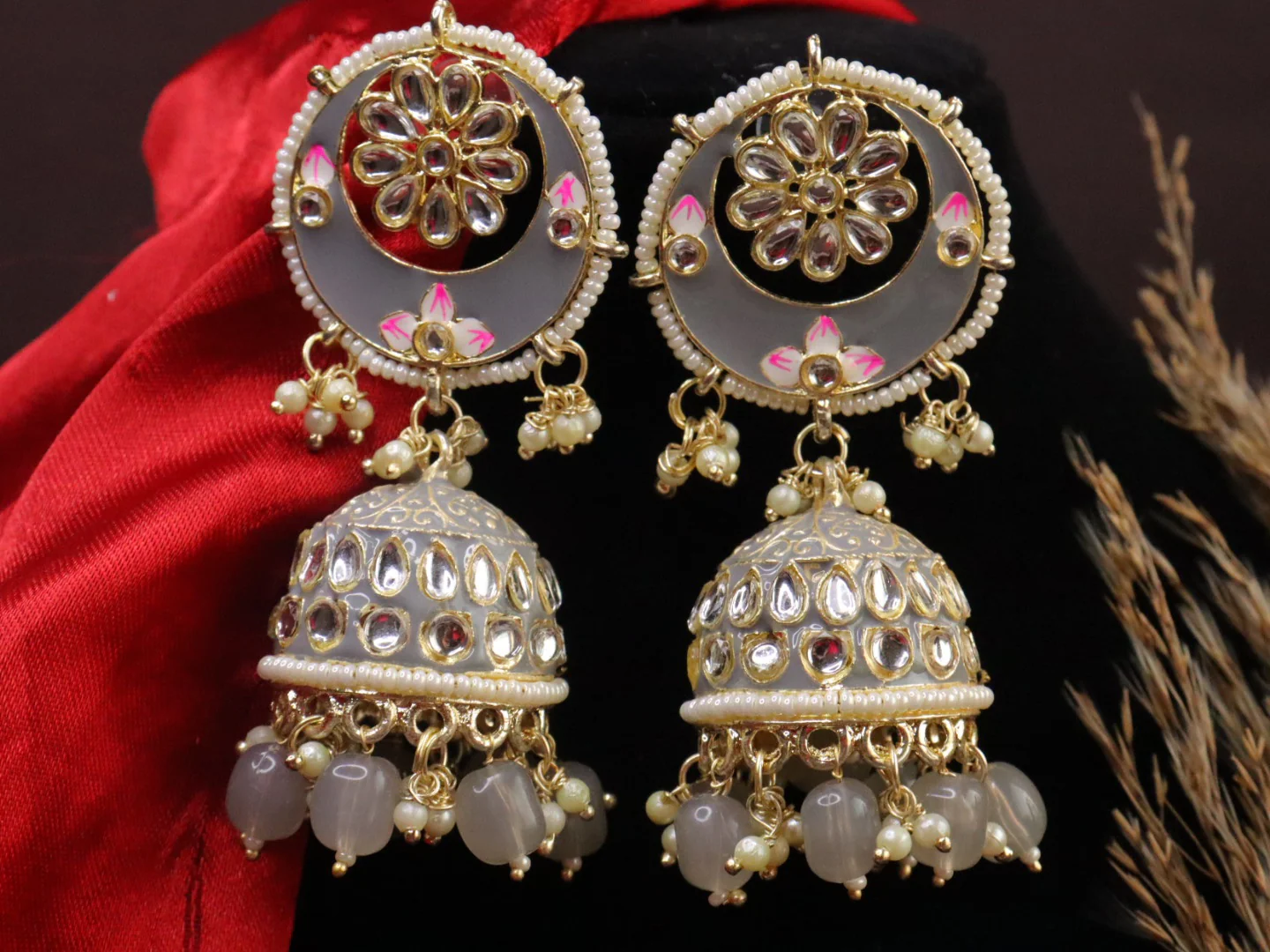 Heer Meenakari Jhumka - Image 5