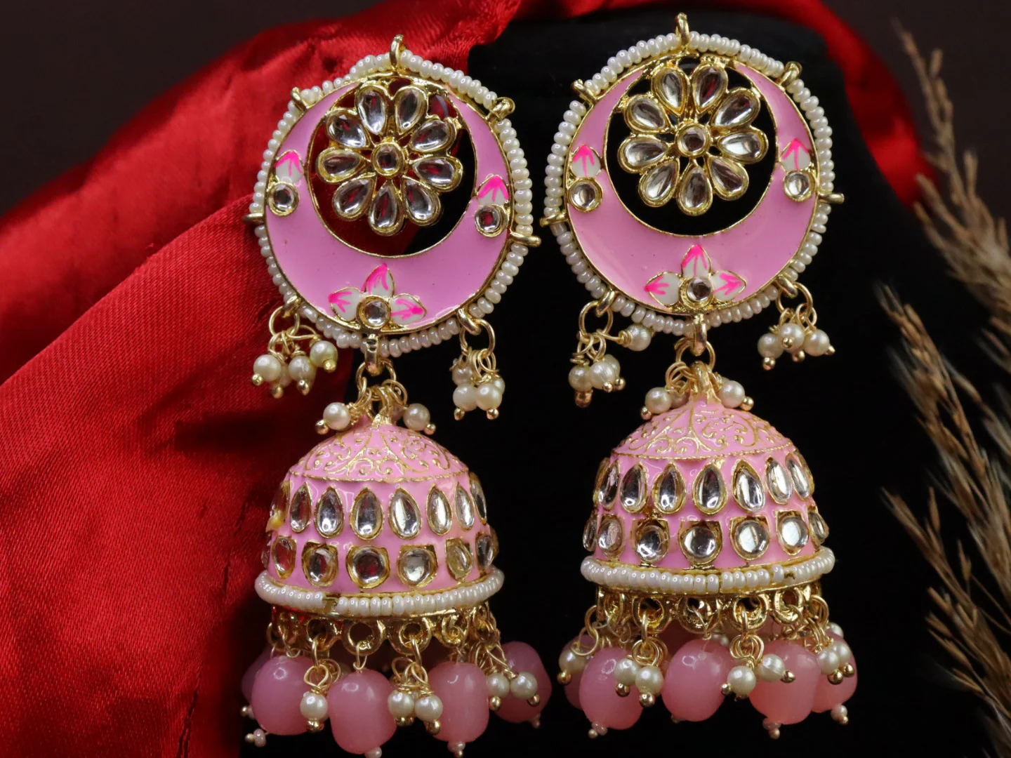 Heer Meenakari Jhumka - Image 6