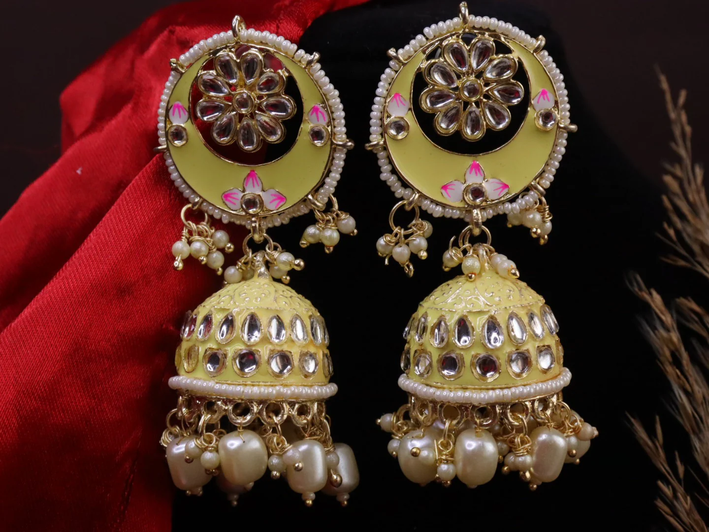 Heer Meenakari Jhumka - Image 8
