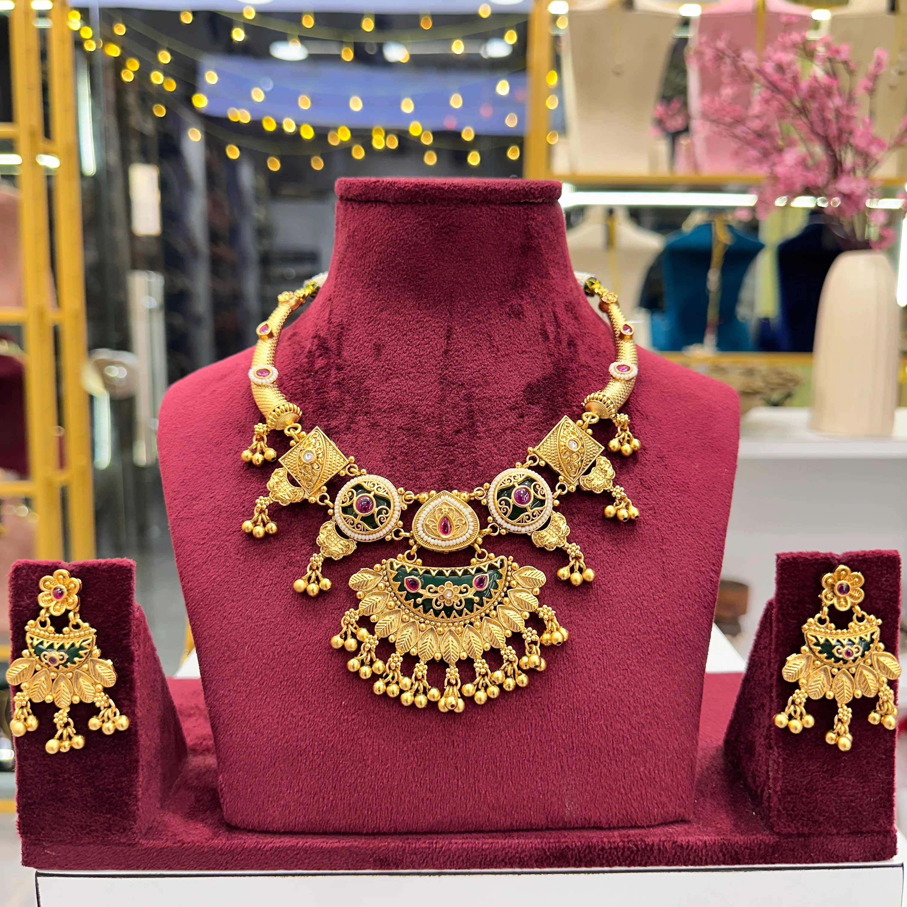 Tiana Heritage Rajwadi Necklace