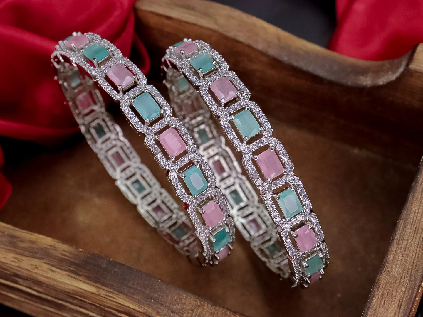 Jaanvi Premium AD Bangles - Image 3