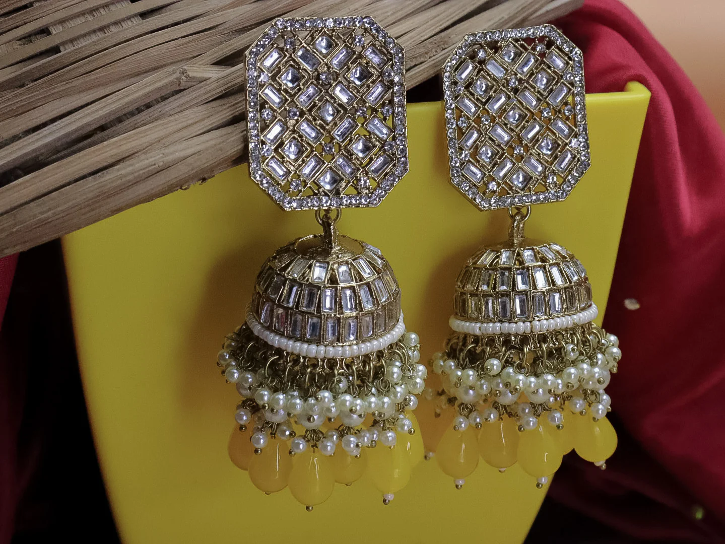 Lara Kundan Jhumka - Image 2