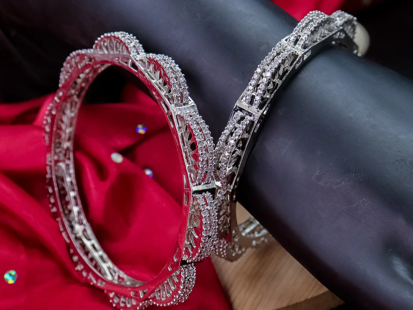 Lata American Diamond Bangle - Image 5