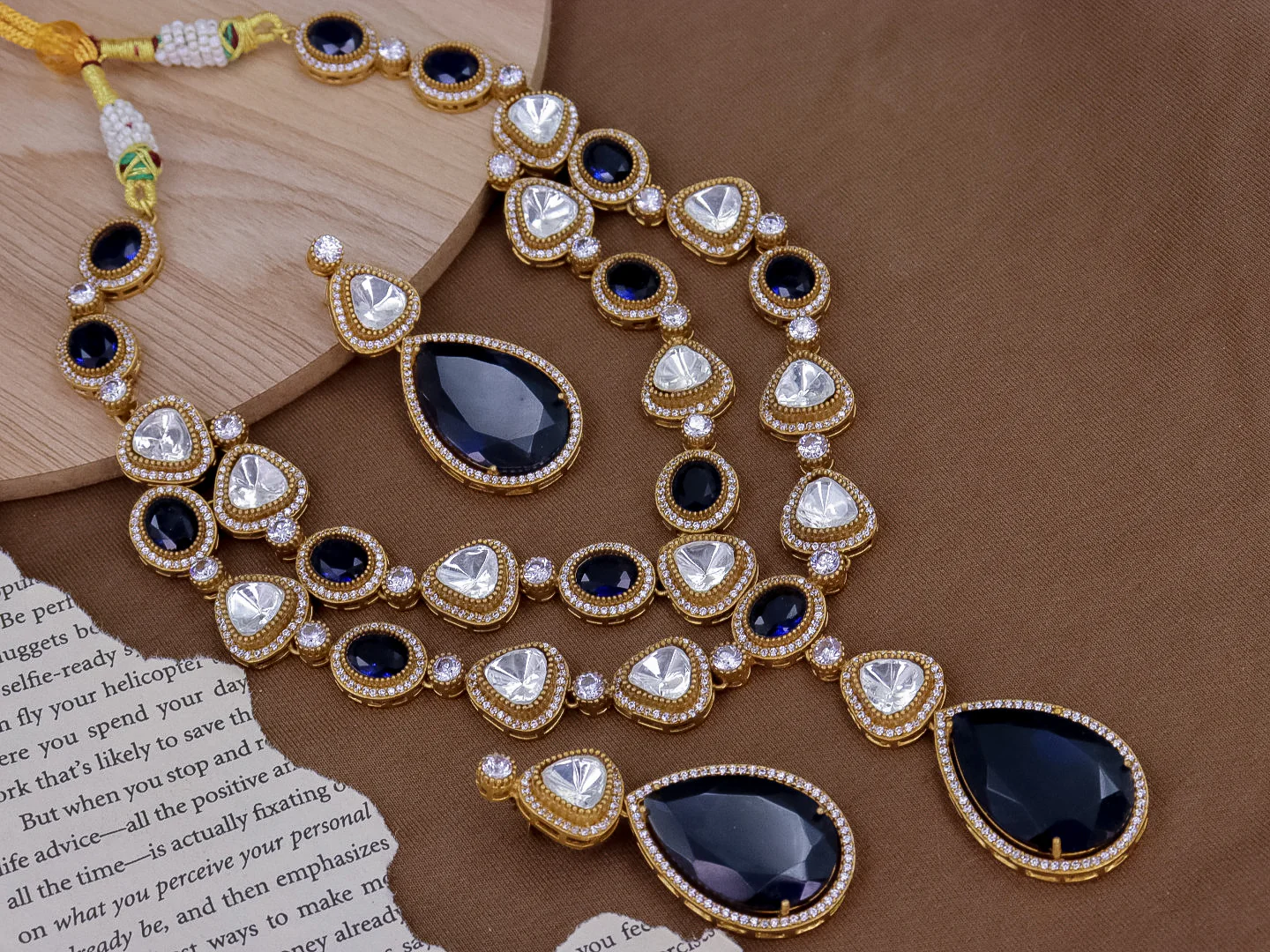 Lavina Premium Polki Choker Set - Image 5
