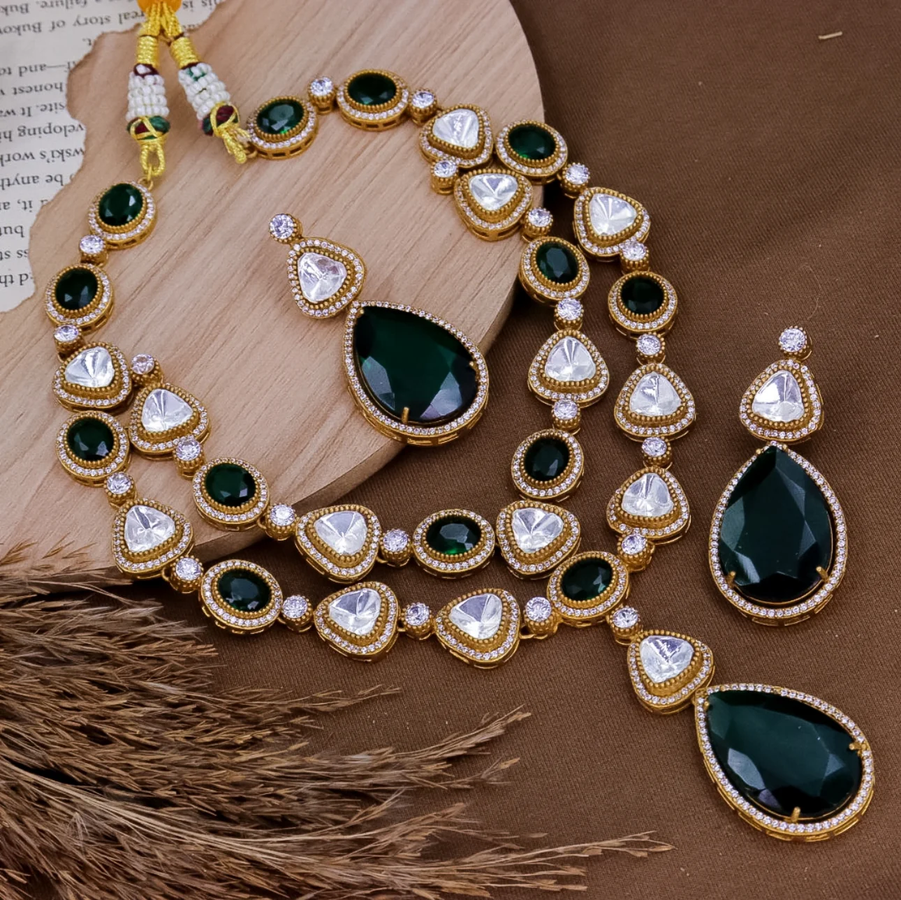 Lavina Premium Polki Choker Set - Image 6