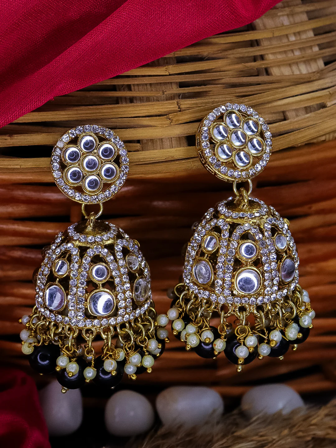 Minsha Kundan Jhumka - Image 3