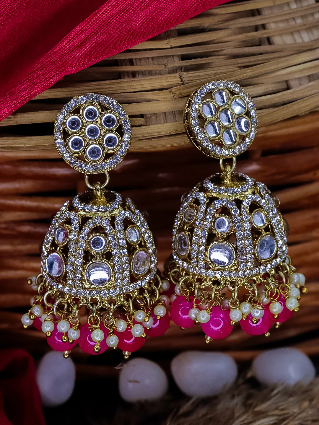 Minsha Kundan Jhumka - Image 5