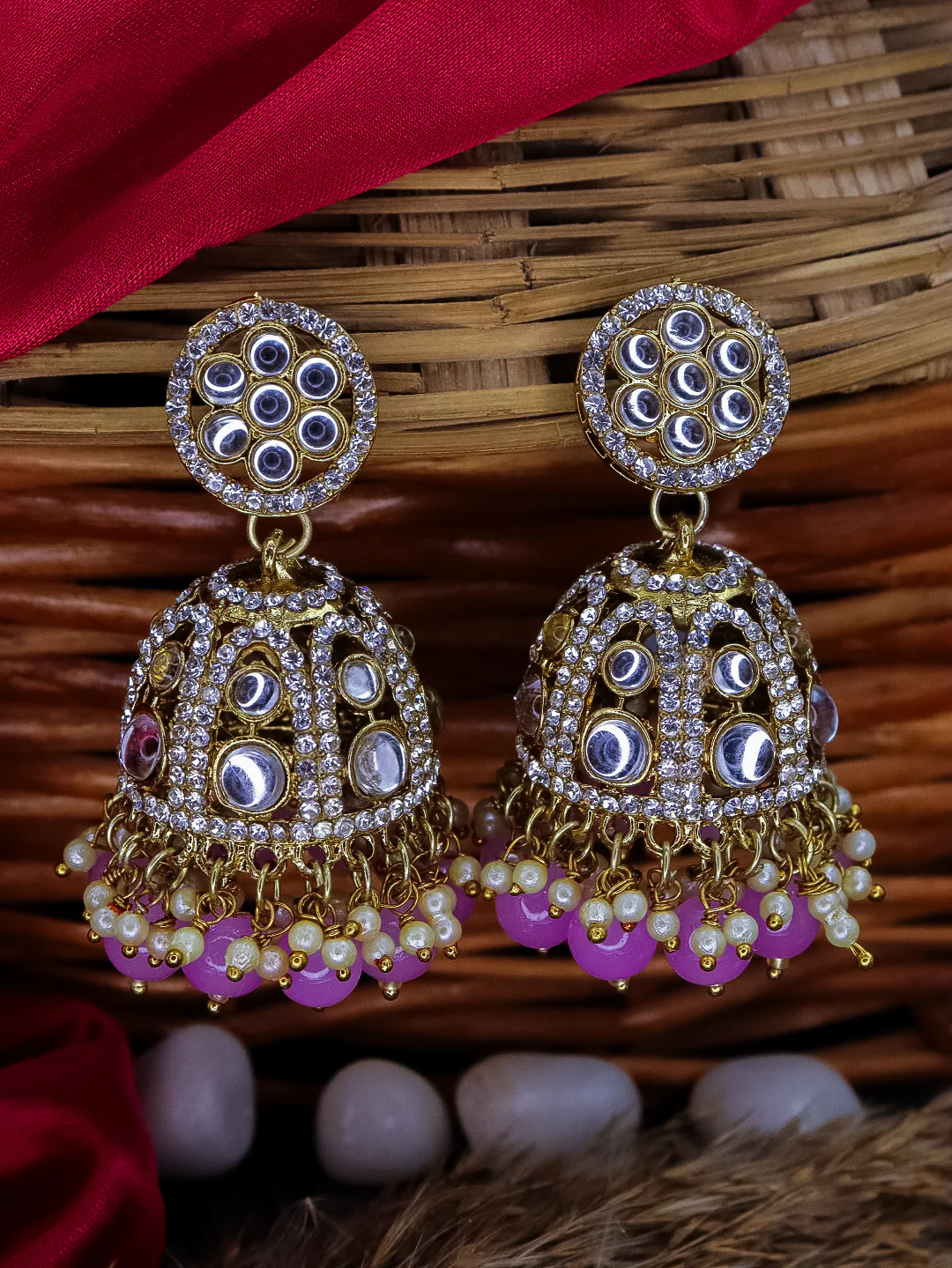 Minsha Kundan Jhumka - Image 6