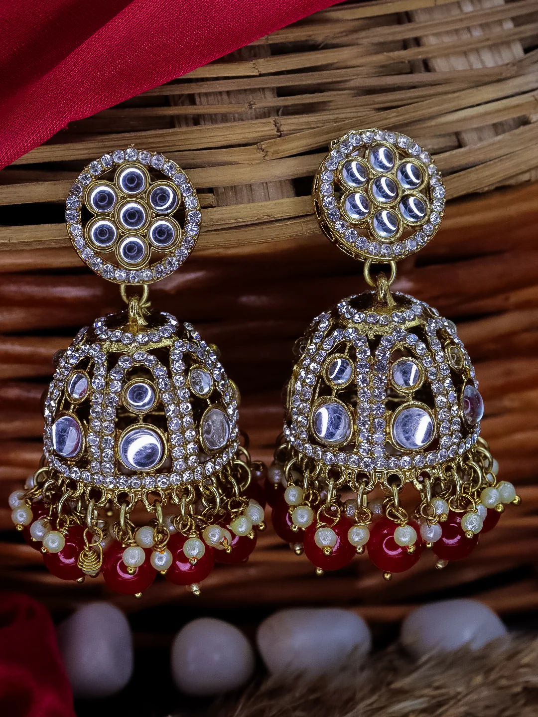 Minsha Kundan Jhumka - Image 7