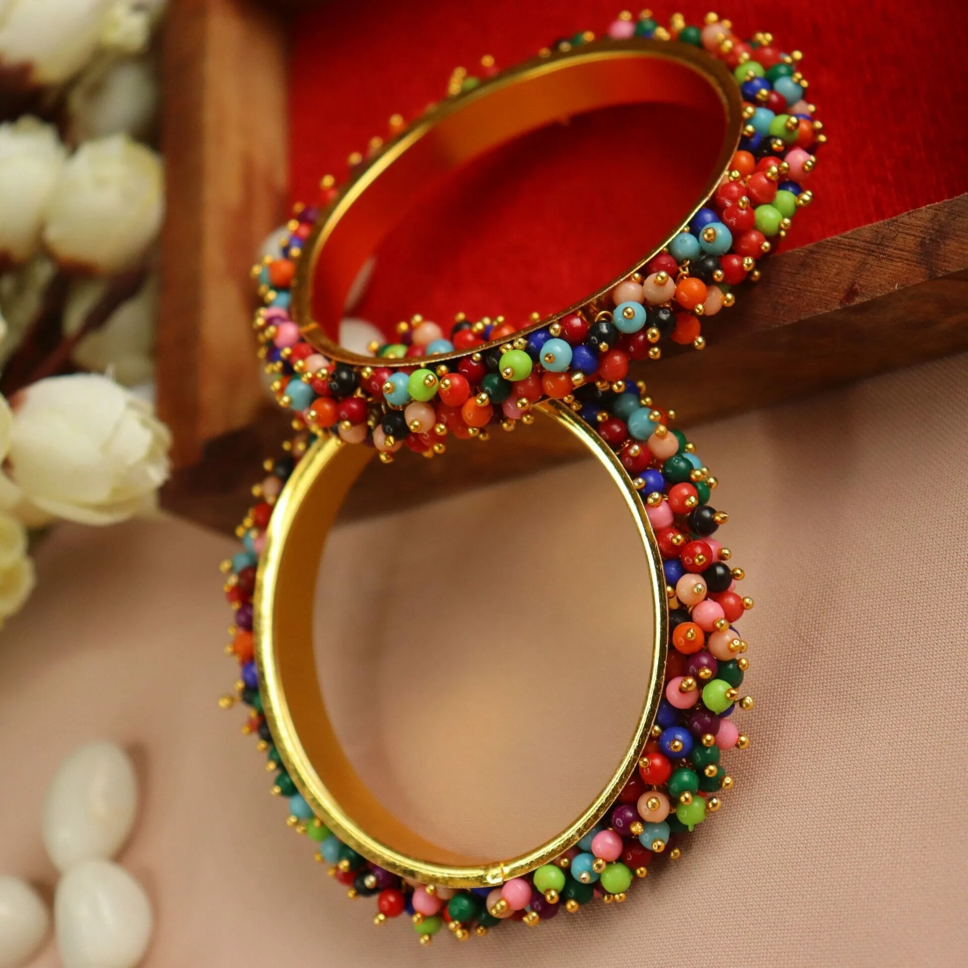Multi Colour Bajri Bangles - Image 7