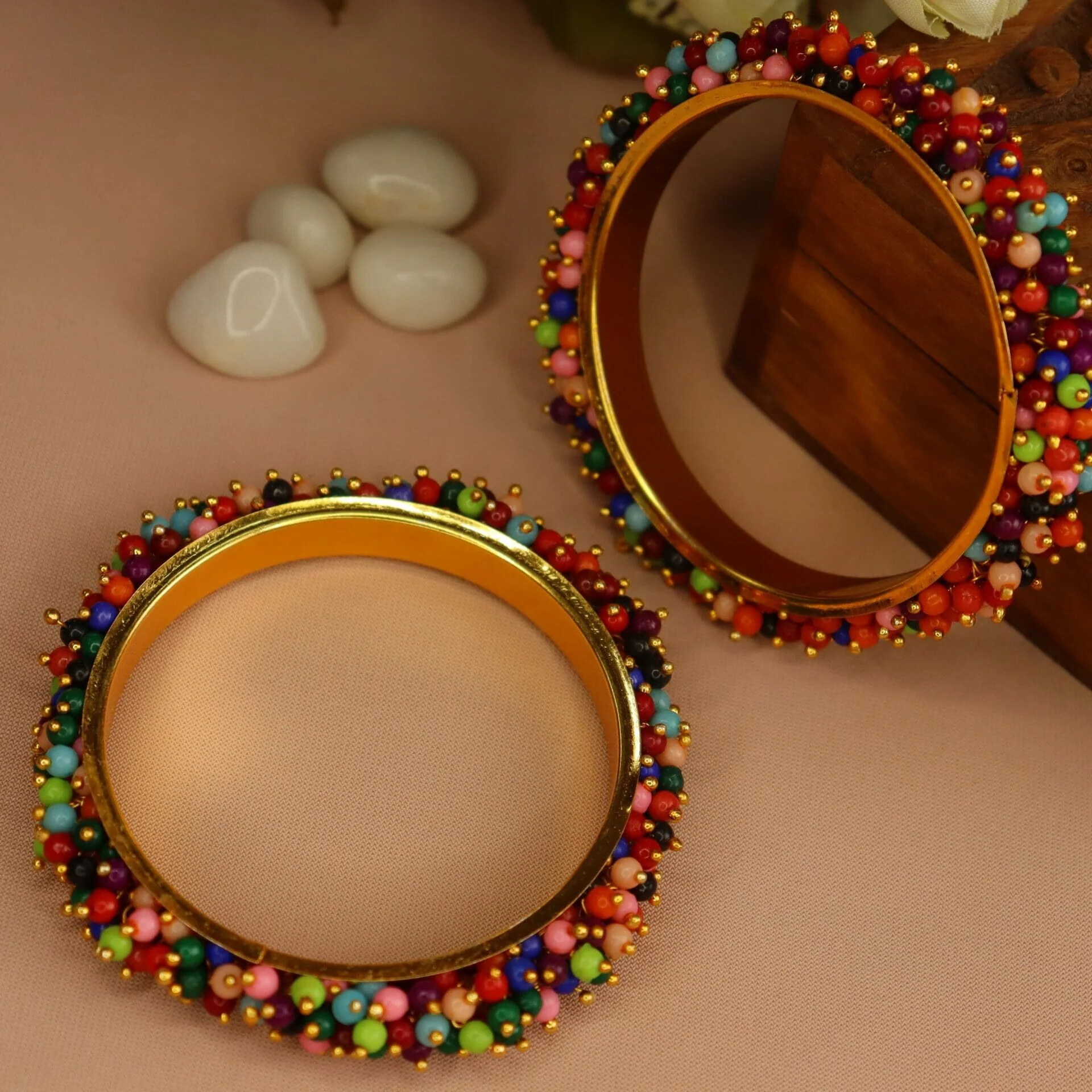 Multi Colour Bajri Bangles - Image 8