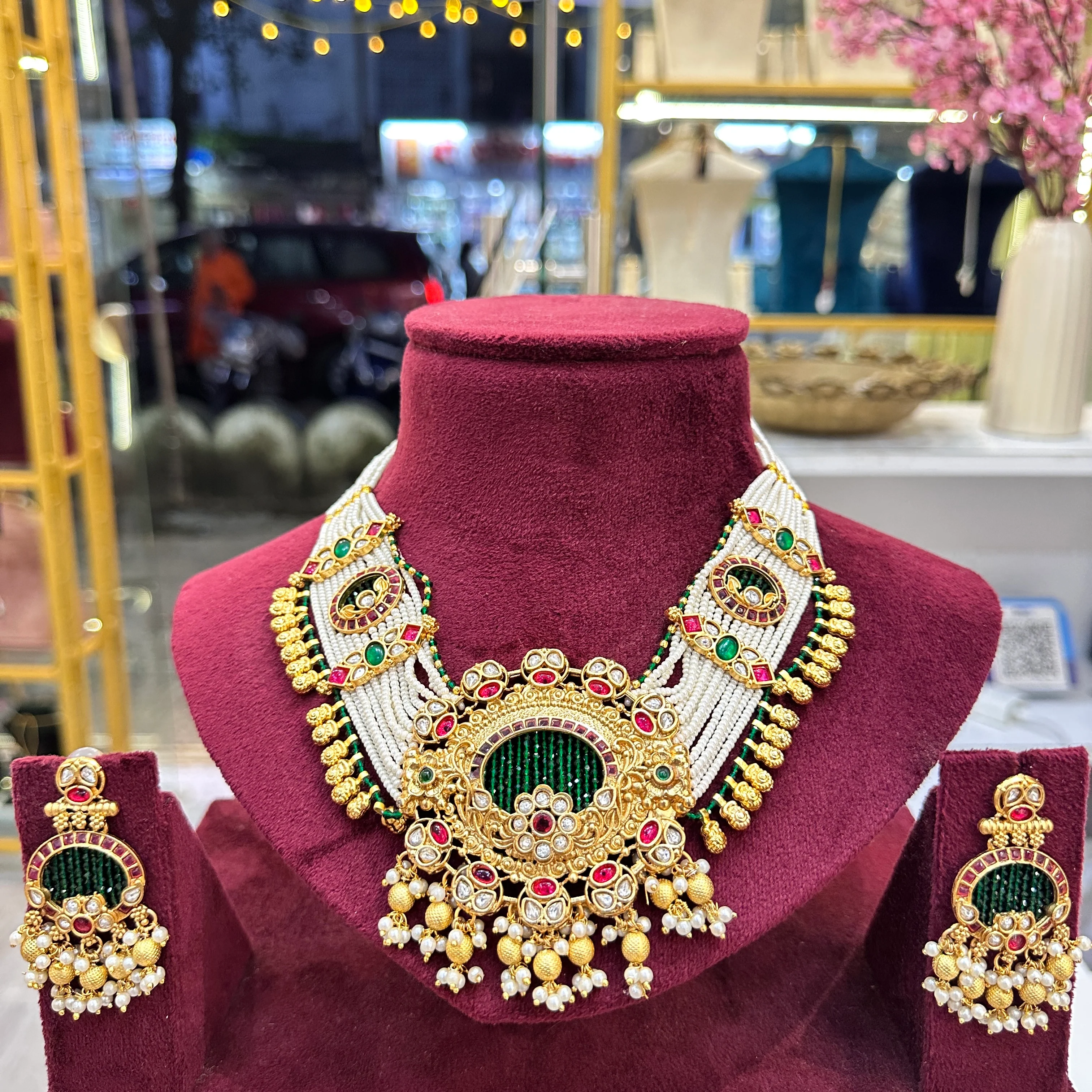 Ritika Heavy Rajwadi Neckset