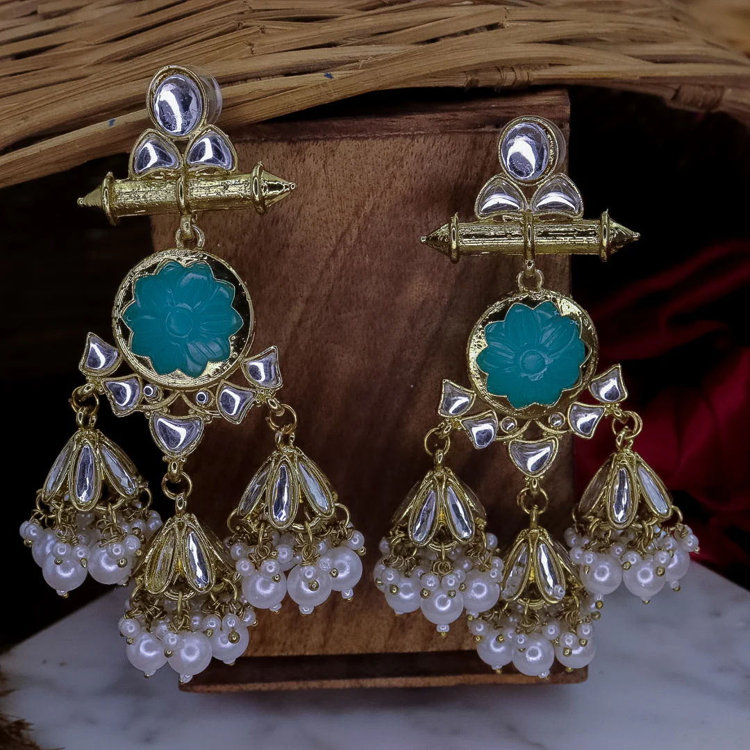 Sheisha 3 Jhumki Earrings - Image 5