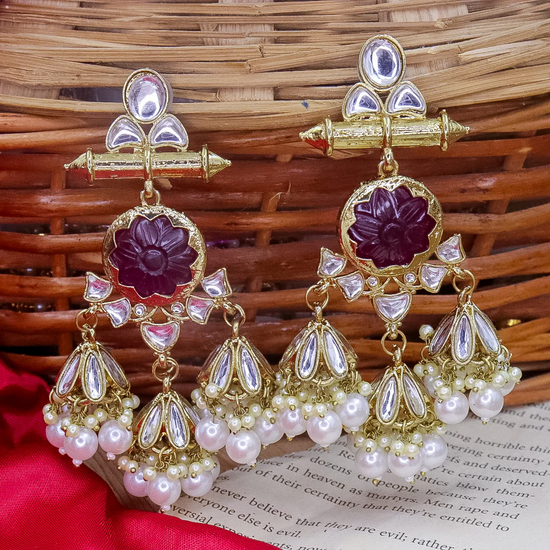 Sheisha 3 Jhumki Earrings - Image 7
