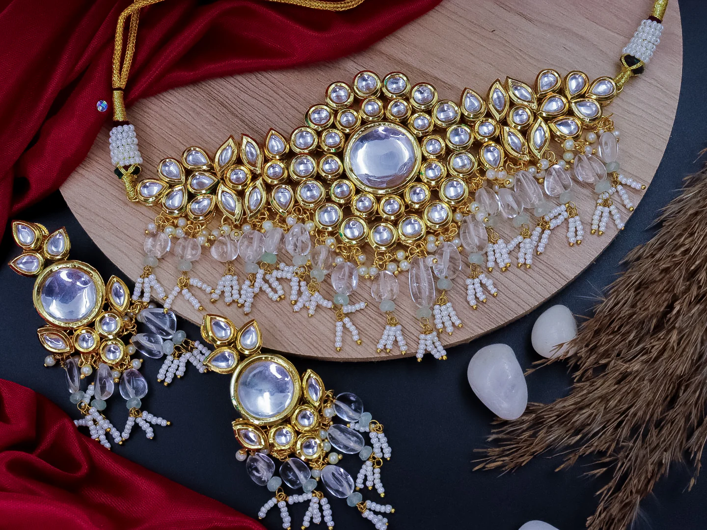 Sana Premium Kundan Choker - Image 4
