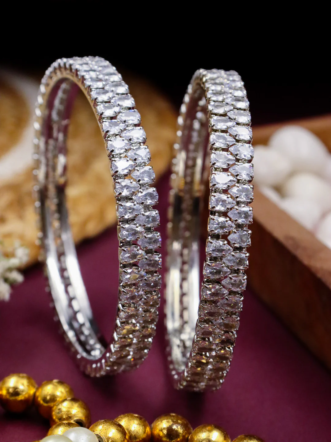 Sneh American Diamond Kada - Image 3