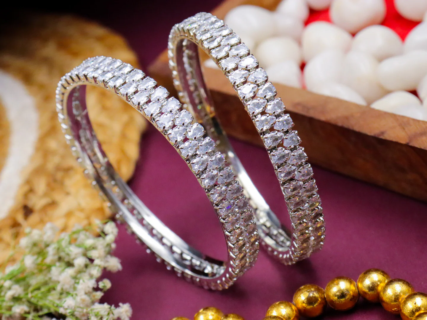 Sneh American Diamond Kada - Image 4
