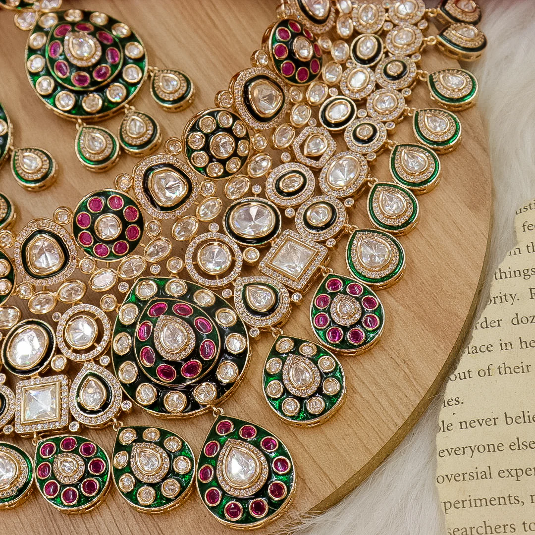 Sushmita Bridal Moissianite Choker Set - Image 3