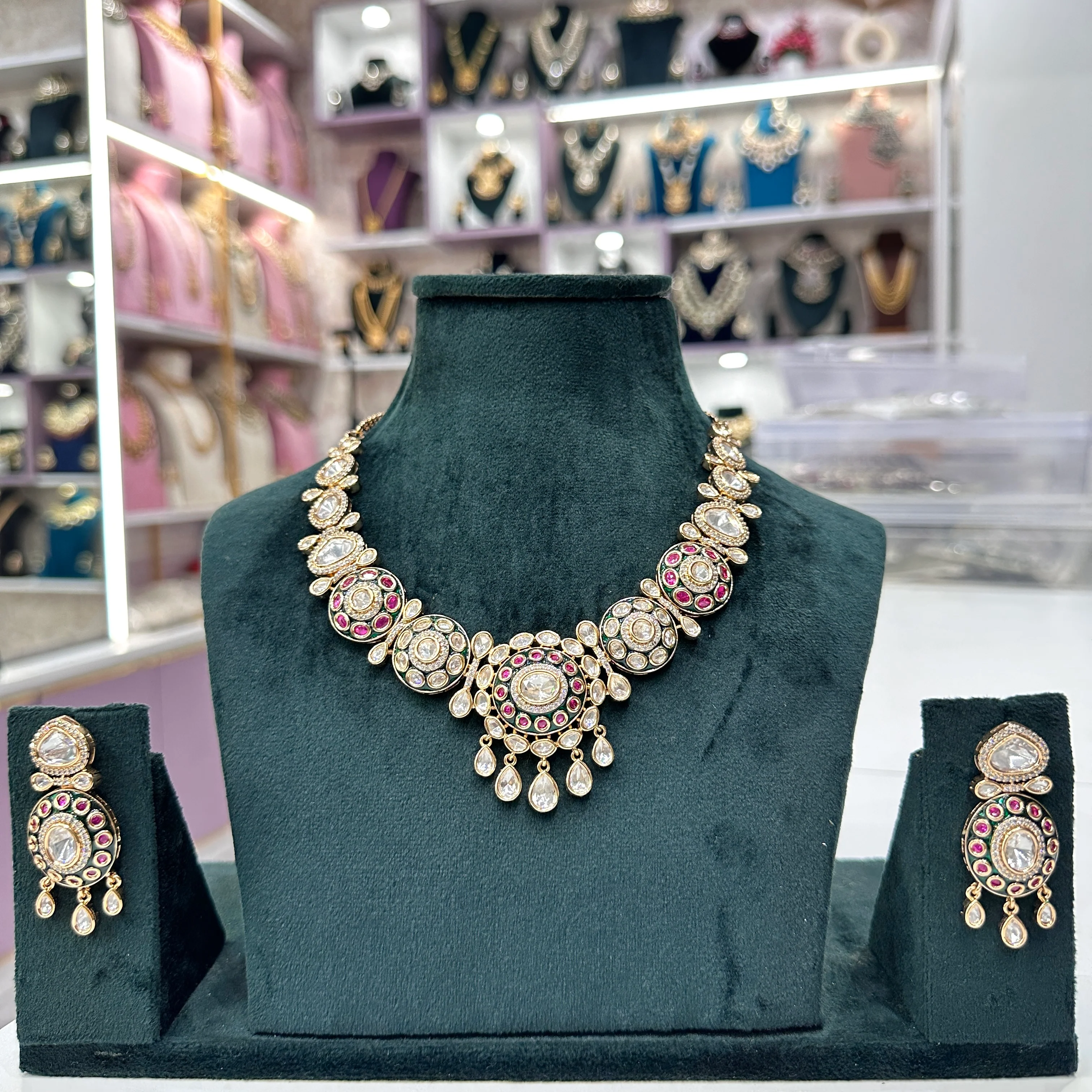 Ritu Viral Moissianite Choker Set - Image 2
